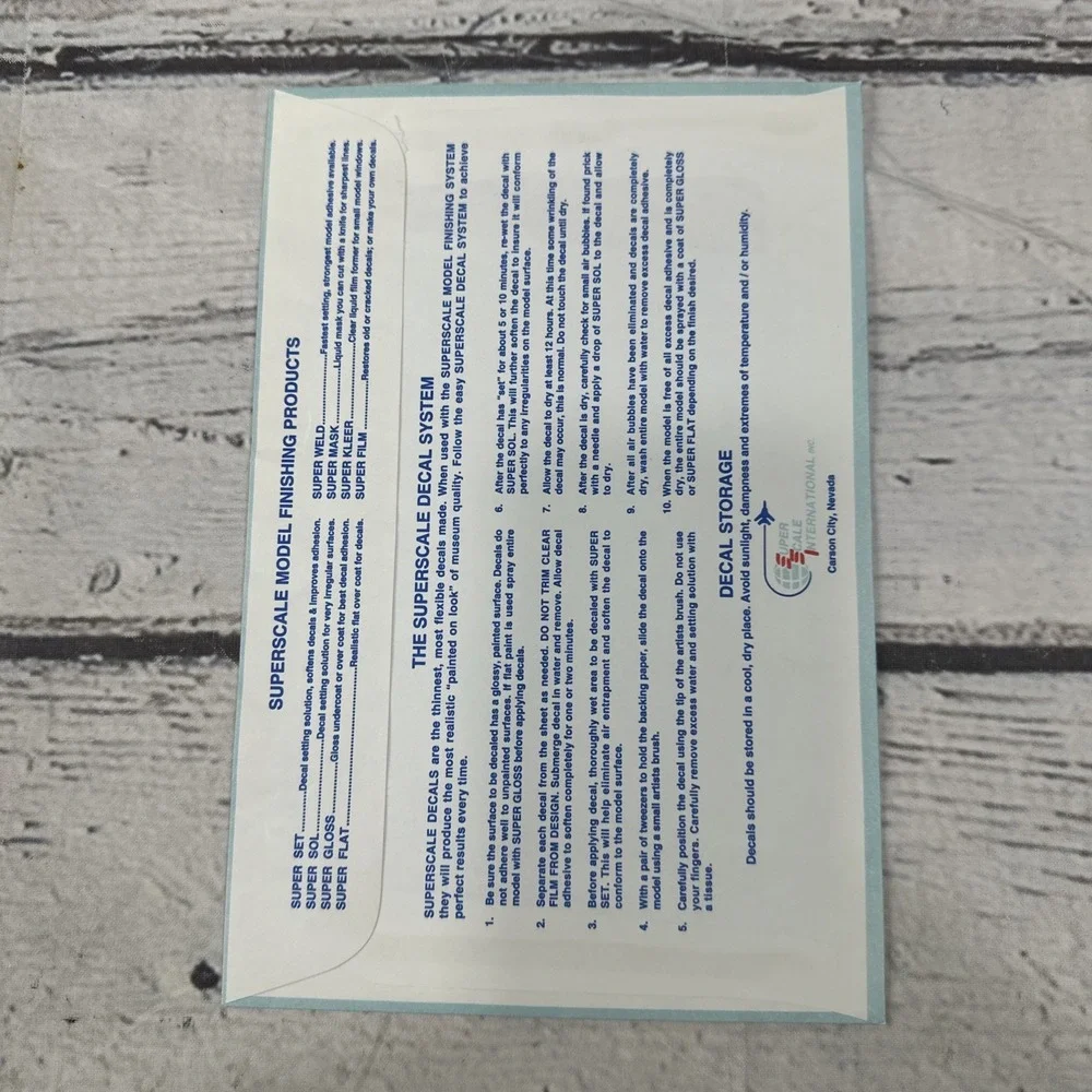1/48 Superscale Decal 48-463 P‑38 Lightning 459th FS/80th FG,7th FS/49th FG